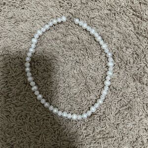 Elegant White Pearl Necklace